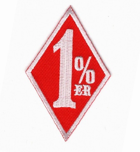 One percenter biker - one,