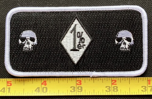 Black white outlaw biker - &,