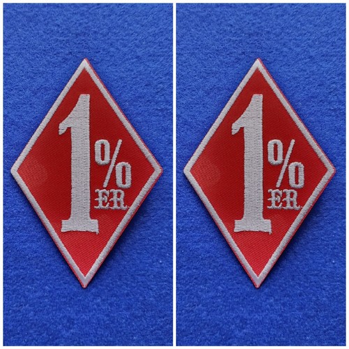 Pair novelty biker mc - 1%er,