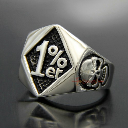 Men stainless steel er - stainless, 1%er