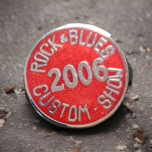 Vintage biker pin badge hog - badge,,
