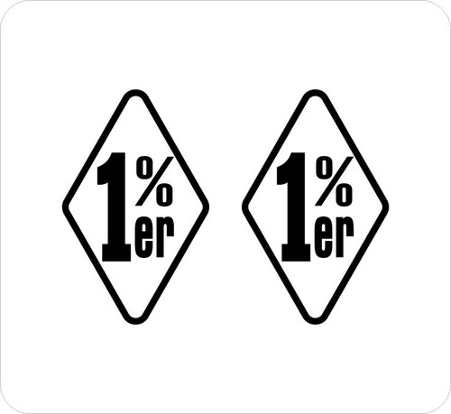 One percenter biker - one,