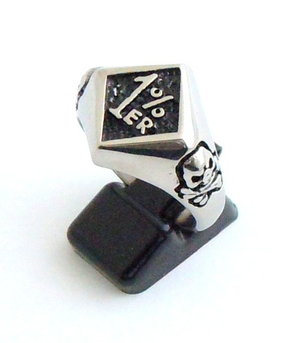 Men outlaw biker ring - men's,